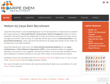 Tablet Screenshot of carpediemrecruitment.nl